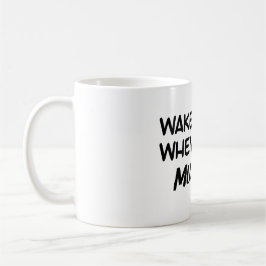 筋肉がついたら目を覚ます コーヒーマグカップ