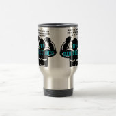 筋肉が強くてバカバカしいおもしろい トラベルマグ (中央)