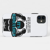 筋肉が強くてバカバカしいおもしろい Case-Mate iPhoneケース (裏面(横))