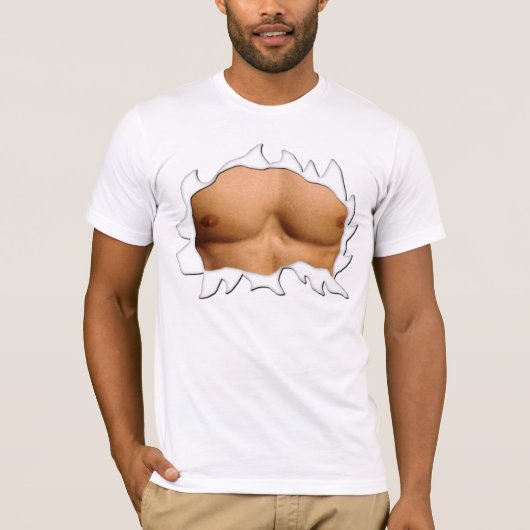 筋肉が透けて見えるTシャツ Tシャツ (正面)