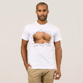 筋肉が透けて見えるTシャツ Tシャツ (正面フル)