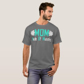 筋肉で作られたママ母のジム Tシャツ (正面フル)