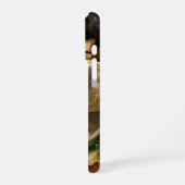 筋肉とアサリ魚介類の電話ケース iPhoneケース (左側面)