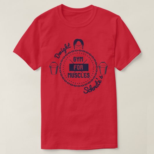 筋肉のジム Tシャツ (デザイン正面)