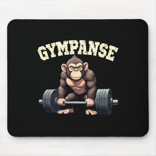 筋肉の説明定義Physique マウスパッド (正面)