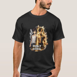 筋肉は鍛えて作る アニメ風ジム変身Tシャツ Tシャツ