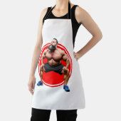 筋肉ひげを生やした エプロン (インサイチュ)