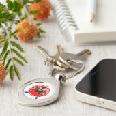 筋肉ひげを生やした キーホルダー (側面)