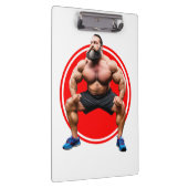 筋肉ひげを生やした クリップボード (右)