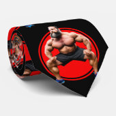 筋肉ひげを生やした ネクタイ (ロール)