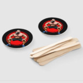 筋肉ひげを生やした ハンドファン (組立なし)