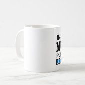 筋肉を取付けて、青を待って下さい コーヒーマグカップ (正面左)