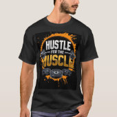 筋肉を引っ張る Tシャツ (正面)