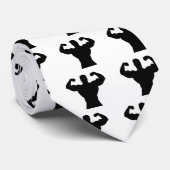 筋肉を曲げているボディービルダー ネクタイ (ロール)