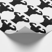 筋肉を曲げているボディービルダー ラッピングペーパー (角)