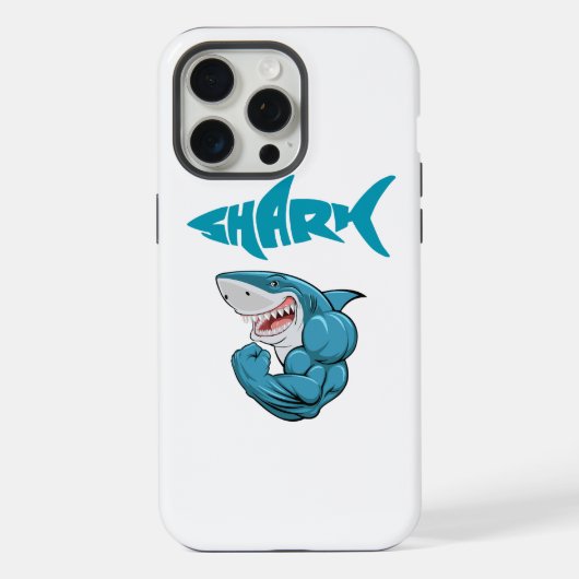 筋肉サメ iPhoneケース (裏面)