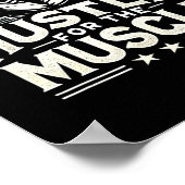 筋肉バーベルボディビル ポスター (角)