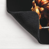 筋肉ピットブルパワーリフティングビーストジムアニマルストスター マウスパッド (コーナー)