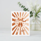 筋肉マスコット ポストカード (スタンド正面)