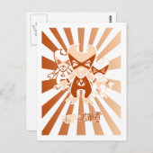 筋肉マスコット ポストカード (正面/裏面)