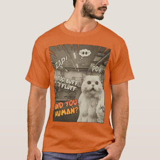 筋肉ムキムキすぎて毛がふわふわしない猫のジムでの自撮り Tシャツ