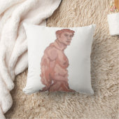 筋肉人の枕 クッション (ブランケット)