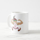 筋肉小妖精や小人 コーヒーマグカップ (正面左)