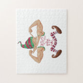 筋肉小妖精や小人 ジグソーパズル (縦)