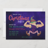 筋肉小妖精や小人 招待状 (正面)