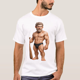 筋肉戦士 ユニークデザイン Tシャツ