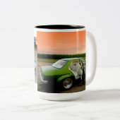 筋肉機械Cofffeeのマグ ツートーンマグカップ (正面右)