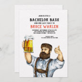 筋肉質なビール好きの招待状 招待状 (正面/裏面)