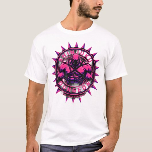 筋肉質な男性 Tシャツ (正面)