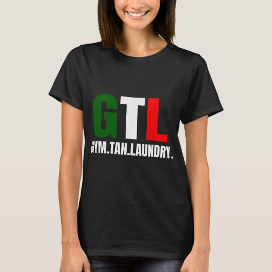 筋肉質 日焼け 洗濯 GTL ニュージャージー州 ニュージャージー海岸 Tシャツ (正面)