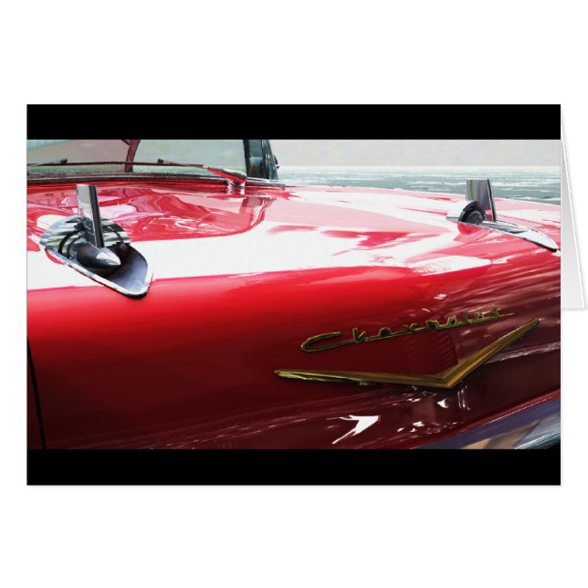 筋肉車シボレー1957年 (正面横)