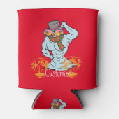 筋肉雪だるまトロピカルバケーションサンダー_コーブ 缶クーラー (正面)