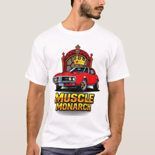筋肉(昆虫)オオカバマダラ、モナーク1968ポンティアックファイアーバード Tシャツ