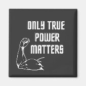 筋腕やる気を起こさせるのフレーズ マグネット (正面)