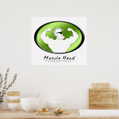 筋頭 ポスター (キッチン)