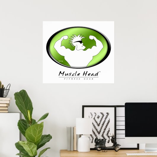 筋頭 ポスター (ホームオフィス)