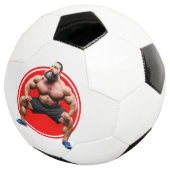 筋骨隆々なひげ男 サッカーボール (3/4)