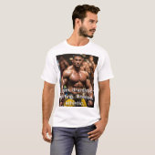 筋高品質骨のプロフェッショナル写真 Tシャツ (正面フル)