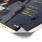 筑後川の夕べ, Evening in Chikugo river, Hiroshi Yoshida ポスター (角)