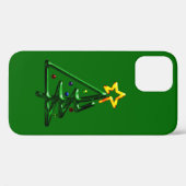 筒状クロムクリスマスツリー Case-Mate iPhoneケース (裏面 (横))