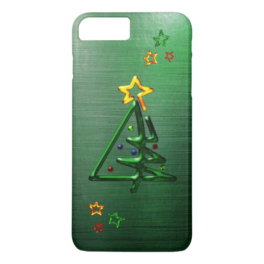 筒状クロムクリスマスツリー Case-Mate iPhoneケース (裏面)