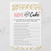 答えのあるケーキゲームの名前 (正面/裏面)