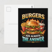 答えはいつもバーガー ポストカード (正面/裏面)