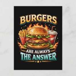 答えはいつもバーガー ポストカード