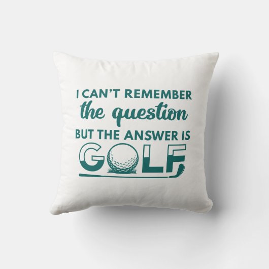 答えはゴルフ クッション (裏面)
