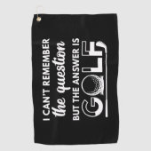 答えはゴルフ ゴルフタオル (正面)